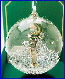 SWAROVSKI Holiday Christmas Annual Edition Ball Ornament 2024 Gift Box 5682735