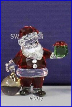 SWAROVSKI SANTA CLAUS WITH GIFT BAG #5539365 MIB Complete CHRISTMAS