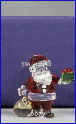 SWAROVSKI SANTA CLAUS WITH GIFT BAG #5539365 MIB Complete CHRISTMAS