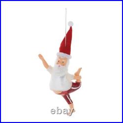 Santa Yoga Ornament Set of 6
