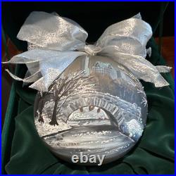 Sarabella Creations Hand Painted Glass Central Park NYC Ball Bauble BGNYC