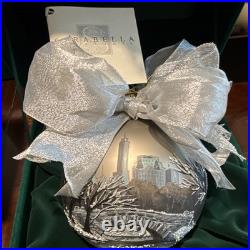 Sarabella Creations Hand Painted Glass Central Park NYC Ball Bauble BGNYC