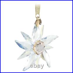 Scs Swarovski 2023 Edelweiss Ornament #5651063 New In Box Authentic Brand New