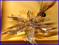 Scs Swarovski 2023 Edelweiss Ornament #5651063 New In Box Authentic Brand New