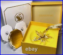 Scs Swarovski 2023 Edelweiss Ornament #5651063 New In Box Authentic Brand New