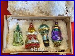 Second year, Kurt Adler Wizard Of Oz Polonaise Glass Christmas Ornament set / 4