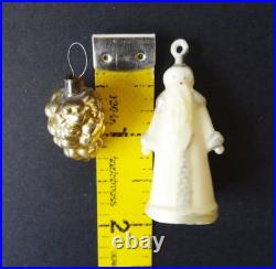 Set 32 pcs mini Vintage glass Christmas tree Ornament USSR soviet Malyutka