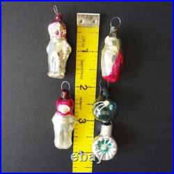 Set 32 pcs mini Vintage glass Christmas tree Ornament USSR soviet Malyutka