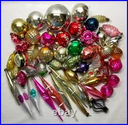 Set 50 pcs Soviet Vintage glass Christmas tree Ornament USSR decoration? 1030 Set 50 pcs Soviet Vintage glass Christmas tree Ornament USSR decoration? 1030