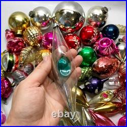 Set 50 pcs Soviet Vintage glass Christmas tree Ornament USSR decoration? 1030 Set 50 pcs Soviet Vintage glass Christmas tree Ornament USSR decoration? 1030