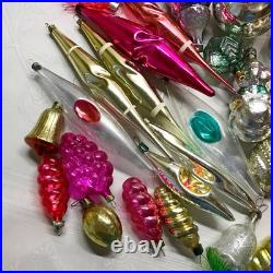 Set 50 pcs Soviet Vintage glass Christmas tree Ornament USSR decoration? 1031