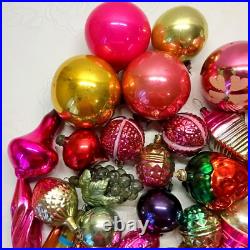 Set 60 pcs Soviet Vintage glass Christmas tree Ornament USSR decoration? 1024 Set 60 pcs Soviet Vintage glass Christmas tree Ornament USSR decoration? 1024