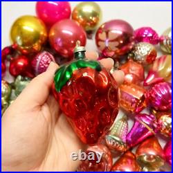 Set 60 pcs Soviet Vintage glass Christmas tree Ornament USSR decoration? 1024 Set 60 pcs Soviet Vintage glass Christmas tree Ornament USSR decoration? 1024