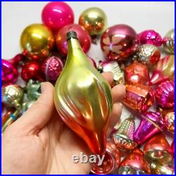 Set 60 pcs Soviet Vintage glass Christmas tree Ornament USSR decoration? 1024 Set 60 pcs Soviet Vintage glass Christmas tree Ornament USSR decoration? 1024