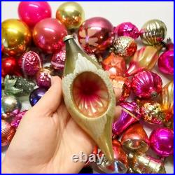 Set 60 pcs Soviet Vintage glass Christmas tree Ornament USSR decoration? 1024 Set 60 pcs Soviet Vintage glass Christmas tree Ornament USSR decoration? 1024