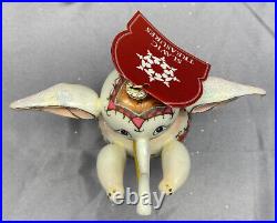 Signed Slavic Treasures Paciderm Performer Elephant Christmas Ornament D-02-1123