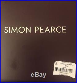 Simon Pearce Crystal Glass 10 Vermont Bubble Evergreen Christmas Tree New Box