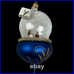 Soffieria de Carlini Mouth-Blown Glass Nativity Diorama Christmas Ornament