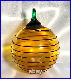 Sonja Blomdahl 1996 Nordstrom Blown Glass Christmas Ornament Rare Vintage