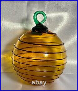 Sonja Blomdahl 1996 Nordstrom Blown Glass Christmas Ornament Rare Vintage