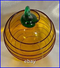 Sonja Blomdahl 1996 Nordstrom Blown Glass Christmas Ornament Rare Vintage