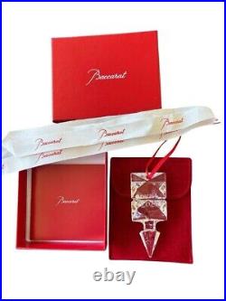 Sparkling Baccarat Crystal Louxor Annual Noel 2024 Christmas Ornament