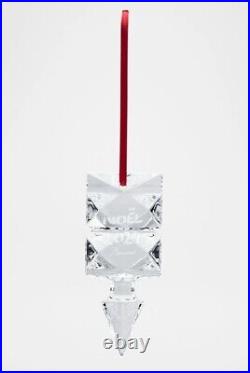 Sparkling Baccarat Crystal Louxor Annual Noel 2024 Christmas Ornament