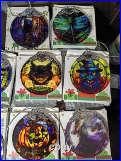 Stained glass ornaments Lot Of 58