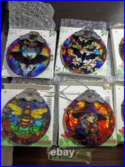 Stained glass ornaments Lot Of 58