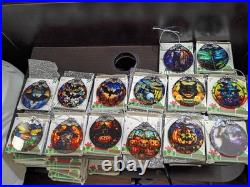 Stained glass ornaments Lot Of 58