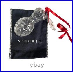 Steuben Crystal Christmas Ornament 2000 Pineapple NWOT