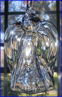 Steuben Glass Angel Christmas Tree Ornament In Original Box MINT