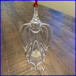 Steuben Glass Chrystal Christmas Ornament Angel 9157 Steuben Box READ