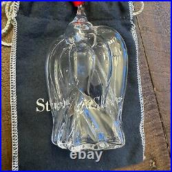 Steuben Glass Chrystal Christmas Ornament Angel 9157 Steuben Box READ