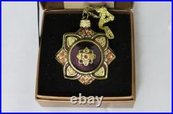 Strongwater 2002 Neiman Marcus Blown Glass Swarovski Christmas Ornament (NIB)