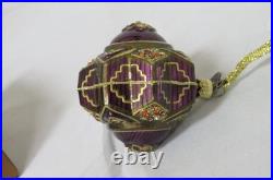 Strongwater 2002 Neiman Marcus Blown Glass Swarovski Christmas Ornament (NIB)