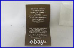 Strongwater 2002 Neiman Marcus Blown Glass Swarovski Christmas Ornament (NIB)