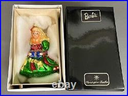 Stunning Vintage Christopher Radko Barbie Christmas Tree Glass Ornament