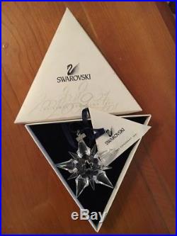 Swarovski 2001 Annual Star Snowflake Christmas Ornament