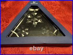Swarovski 2010 #1041316 Set of 3 Annual Star Christmas ORNAMENTS NMIB with cert