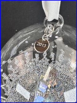 Swarovski 2013 Christmas Ball 4 Ornament 5004498 Crystal Holiday Decor