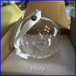 Swarovski 2013 Christmas Ball 4 Ornament 5004498 Crystal Holiday Decor