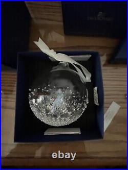 Swarovski 2013 ball Christmas ornament. NIB. Original tags