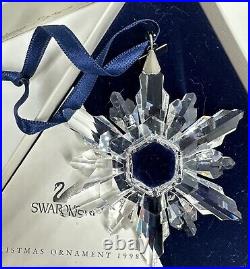 Swarovski #220073 Annual Edition 1998 Christmas Ornament! VINTAGE! MIB