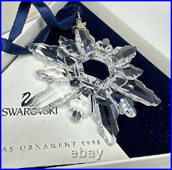 Swarovski #220073 Annual Edition 1998 Christmas Ornament! VINTAGE! MIB