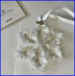 Swarovski Annual 2016 Crystal Ornament Snowflake Large #5180210 NIB WithCOA