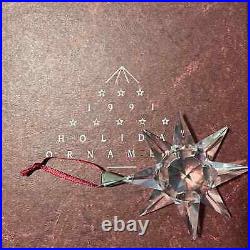 Swarovski Annual Snowflake & Star Ornament Lot 1991-2015 MIB with COA