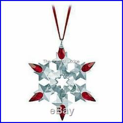 Swarovski Christmas Ornament 2010 Red Tips USA Excl 1074802 Mint Boxed Retired