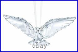 Swarovski Christmas Peace Dove Ornament Clear Crystal #5403313 New in Box