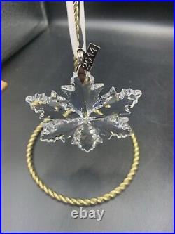 Swarovski Crystal 2014 Annual SNOWFLAKE CHRISTMAS ORNAMENT 5059026 in Box